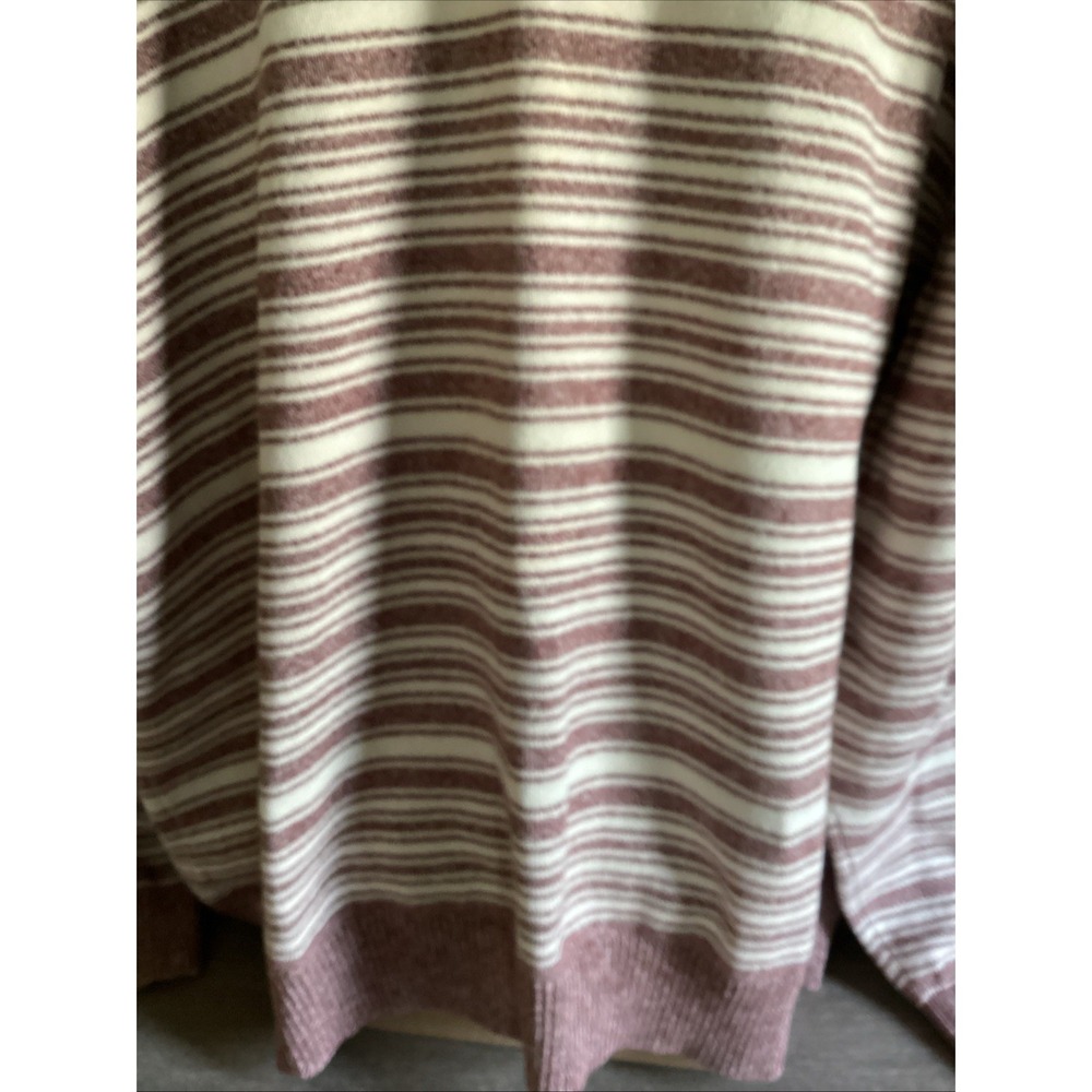 DULUTH TRADING CO MENS PINK AND WHITE SWEATER  2XL PREOWNED - Picture 5 of 7